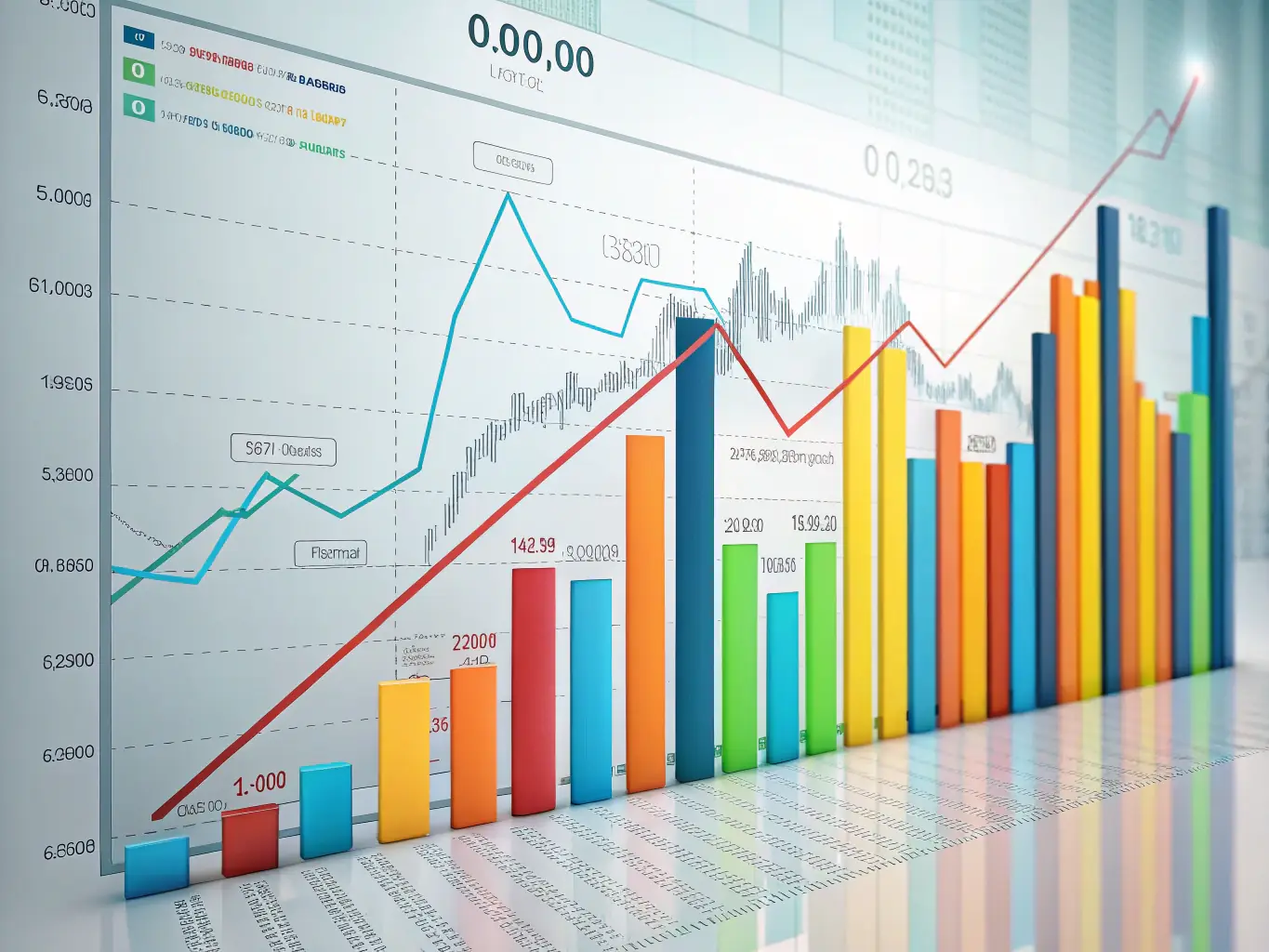 A graph showing cost savings and increased efficiency as a result of IT consulting, emphasizing the financial benefits.