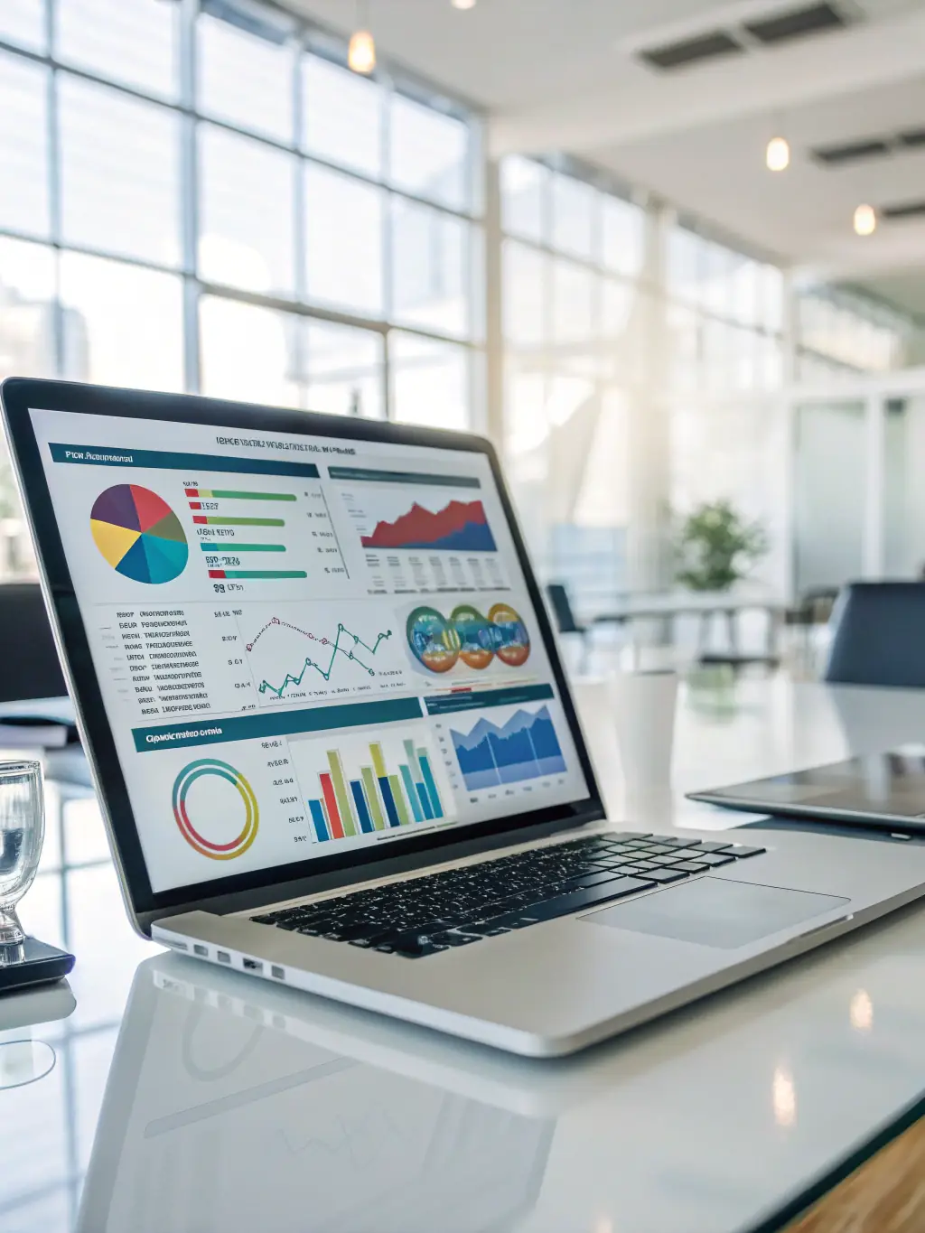 An illustration of Mario implementing an automation solution, with charts and graphs showing positive ROI and time savings.